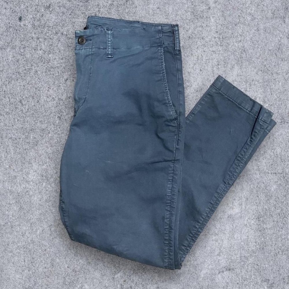 Dusty Blue American Eagle Skinny Chinos